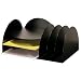 Buddy Products 2102-4 Desk combo: 3 trays, 3 sorter sections, steel, 15-3/4w x 10-7/8d x 7-1/2h, black
