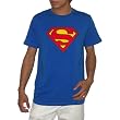 LIMITED COLLECTORS EDITION: Mens SUPERMAN / DC Comics Superhero T-Shirt / Tee - Blue
