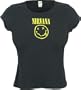 NIRVANA - SMILE - GIRLS T-SHIRT