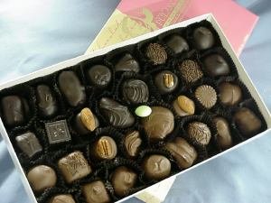 Her Choice Assortment of Boxed Chocolates - 1 lb - All Dark Chocolate by Pulalos 926 Chocolates