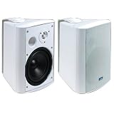 TIC ASP-120B Architectural Series 120-Watt Exterior Patio Speakers, Black
