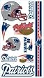 New England Patriots Temporary Tattoos - SET OF 6 - Sports Merchandise