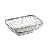 Rectangle Wire Basket / Fruit Bowl - Fine Stainless Steel Serveware for Your Home
