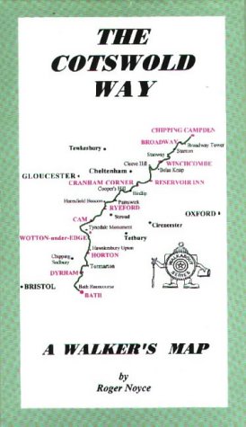 City Travel Guides Discounted  Used : The Cotswold Way "A Walkers Map" (Walkabout)