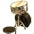 Laurel Chrome Snare with Stand, Backpack, Pad and Sticks