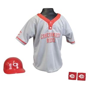 Franklin Sports 15231F17P1Z MLB Cincinnati Reds Kids Team Uniform Set