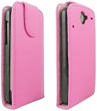 GreyMobiles Executive HOT PINK Clip & Flip Case For HTC Desire WITH SCREEN PROTECTOR