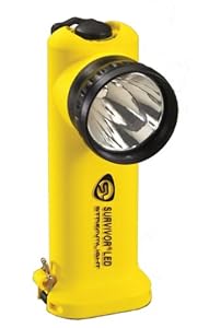 Streamlight 90513 Survivor LED 6-3/4-Inch Flashlight with Charger, Yellow