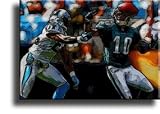 Completely Handpainted American Football Sport Painting, Custom Order FL4026, Oil on Canvas, with Option to Paint Jerry, Brett & Co. from Any Other Favorite Photograph or Picture, Unframed, Size 16" x 24" inch