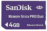 SanDisk 4 GB Memory Stick PRO Duo Flash Memory Card SDMSPD-4096-A11