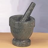 Evco International Creative Home 74022R Marble Mortar/Pestle, Green