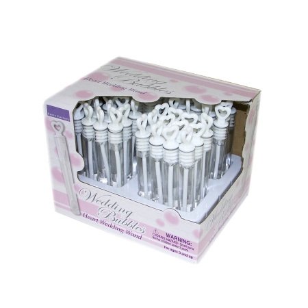 48 Wedding Wand Tube Bubble Wedding Favours- NEW