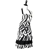 Flirty Aprons Women's Marilyn Apron, Zebra