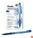 Pentel EnerGel Liquid Gel Pen, Fine Needle Tip, Blue Barrel, Blue Ink, Box of 12 (BLN15-C)