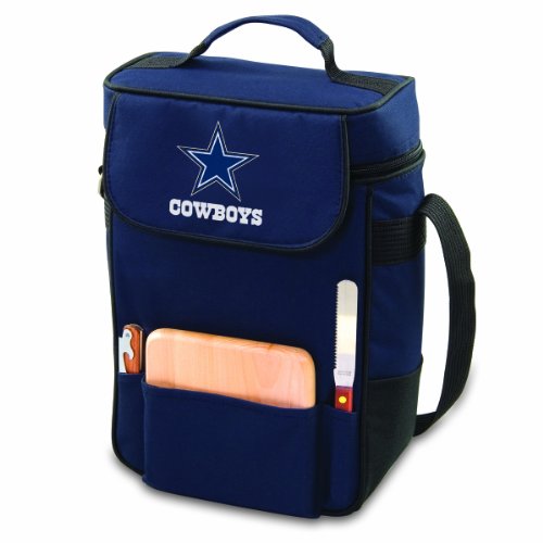 NFL Dallas Cowboys Duet Insulated 2-Bottle Wine and Cheese Tote