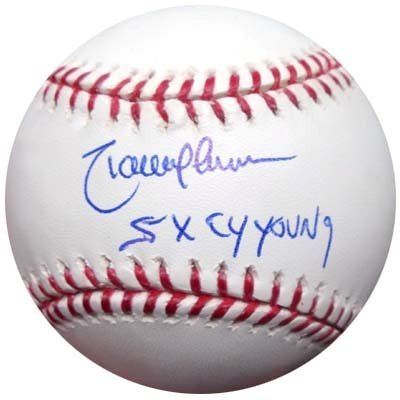 Randy Johnson Seattle Mariners MLB Autographed/Hand Signed Official MLB Baseball with 5 Cy Young Ins