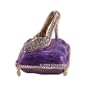 Purple Miniature Shoe Jewelry Trinket Box Bejeweled