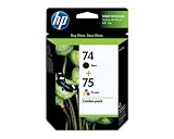 HP PhotoSmart C4280 InkJet Printer Ink Combo Pack - Contains both Black and Tri-Color Ink Cartridges - Black: 200 Pages, TriColo