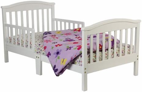 Dream on Me White Misson Style Toddler Bed