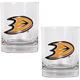 Great American NHL Logo Rocks Glass Set