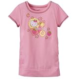 Girls' Hello Kitty Farmer's Market Short-Sleeve Ruched Top - Pink