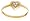 10k Yellow Gold Diamond Heart Ring, Size 7
