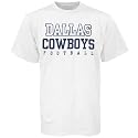 Reebok Dallas Cowboys White Practice T-shirt