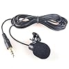 Neewer 3.5mm Hands Free Computer Clip on Mini Lapel Microphone (3X Lapel Microphone)