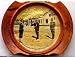 German Nazis Surrender In Norway Painted Wooden Plate May 11th 1945 Wwii Hitler