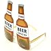 Brown Beer Bottle Frat Keg Party Costume Gag Sunglasses