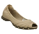 Skechers Bikers Scrunchy Womens Peep Toe Shoes
