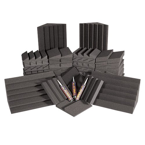 Auralex ROOMADCHACHA Alpha-DST Roominator Kit32- DST112 Panels- Charcoal; 32- DST114 Panel- Charcoal; 4-LENRD Bass Trap-Charcoal; 2 TTPRO