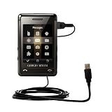 Classic Straight USB Cable for the Samsung SGH-520 with Power Hot Sync and Charge capabilities - uses Gomadic TipExchange Technology