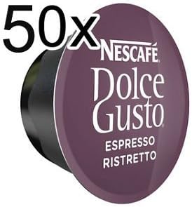 50 x Nescafe Dolce Gusto Coffee Capsules - 30 Flavours 2 choose from -Sold Loose - 50 x Espresso Ristretto