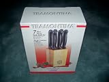 Tramontina Steak knife set – Pulsar II – Never Needs Sharpening – 6 Serrated Steak Knives with Hardwood Storage/display block!