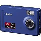 Rollei Compactline 50 Digitalkamera (5 Megapixel, 4-fach digit. Zoom, 6 cm (2,4 Zoll) Display) blauvon "Rollei"