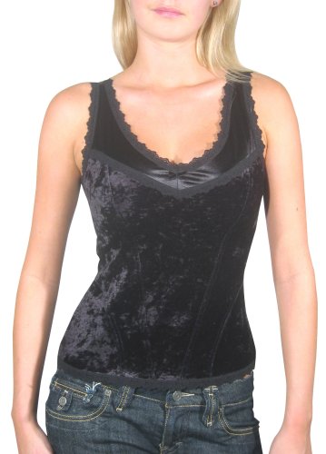 Arianne Women's Crushed Velour Charlize Camisole Corset