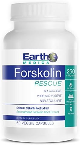 Forskolin Pure Coleus Forskohlii Root Standardized to 20% for Weight Loss - Highly Recommended Product for Fat Burning and Melting Belly Fat - The Best Forskolin Product on the Market - 250mg Yielding 50 Mg of Active Forskolin - This Offer Is For One Bottle Manufactured in a USA Based GMP Organic Certified Facility and Third Party Tested for Purity - Guaranteed 60 capsules per bottle