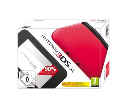 Nintendo 3DS XL - Konsole, Rot/Schwarz [Edizione: Germania]