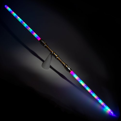 Double-sided Multicolor Flashing LED Lightsaber Sword