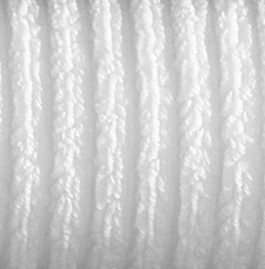 CassaDecor Set of 6 100% Combed Long Staple Turkish Cotton Ribbed Towels (2 Bath Towels, 2 Hand Towels and 2 Wash Cloths) - Urbane by Kassatex, White