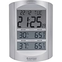 Celestron 47007 Large Format LCD Weather Station (Silver)