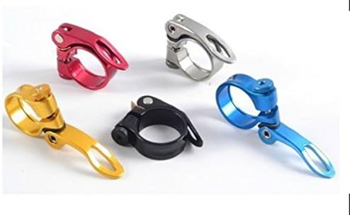 Outdoor Manager Road Bike MTB Seat Post Clamp 1.25In Quick Release Seat Post Clamp-1PCS Black