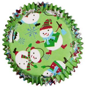 Wilton Shiver Me Snowman, Mini Baking Cups