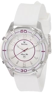 Bulova Women's 96L144 Solano Marine Star Rubber Strap Watch