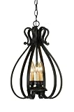 Candice Olson Mission Inn Cadelabra-Style Chandelier, Oil Rubbed Bronze Metal