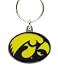 College Team Logo Key Ring - Iowa Hawkeyes