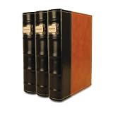 3 CD/DVD Storage Binders - Holds 144 Discs (Brown)