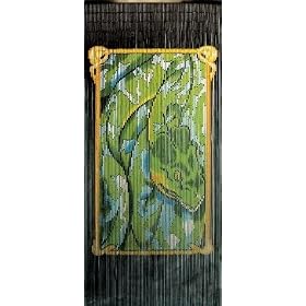 Gateways 100% Bamboo Beaded Door Curtains - Snake