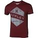 Hurley Hard Work Mini Stripe T-Shirt - Men's Black/Red, M Hurley Hard Work Mini Stripe T-Shirt - Men's Black/Red, M